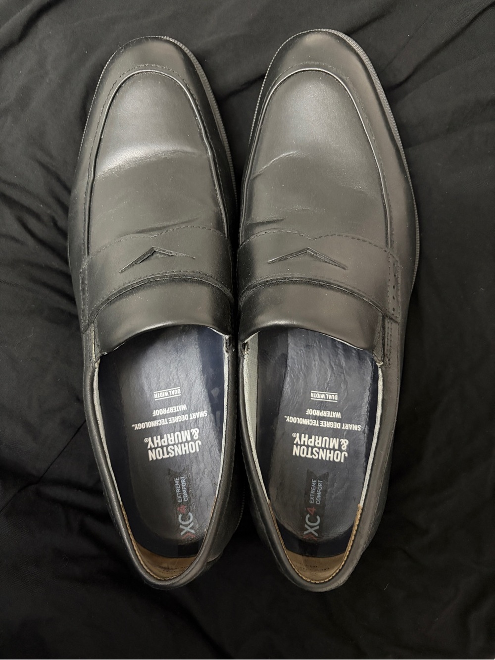 johnston and murphy xc4 maddox waterproof penny loafer 10M
